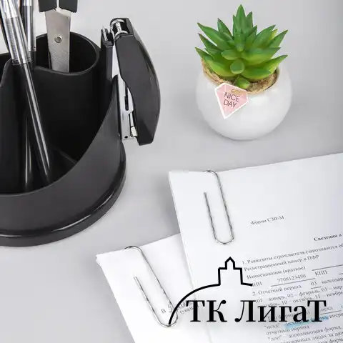 Скрепки большие 78 мм, STAFF, оцинкованные, гофрированные, 50 шт., в картонной коробке, 270449