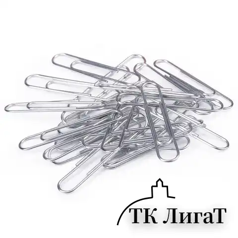 Скрепки большие 50 мм, STAFF, оцинкованные, 50 шт., в картонной коробке, 270452