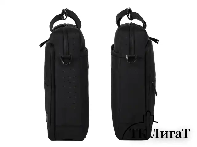 Сумка портфель BRAUBERG Expert с отделением для ноутбука 15,6", 2 отделения, черная, 30х40х10 см, 270824