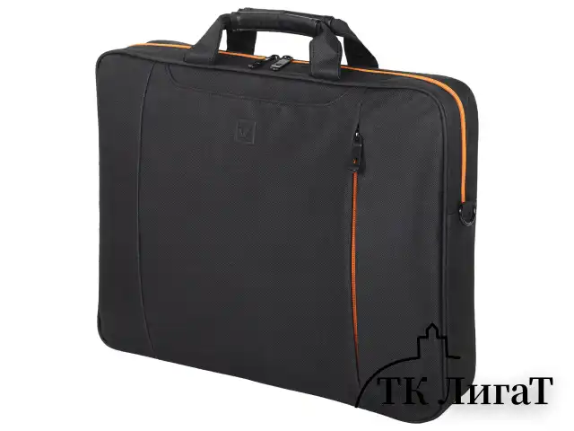 Сумка-портфель BRAUBERG "Office" с отделением для ноутбука 17,3", черная, 44х34х6 см, 270826