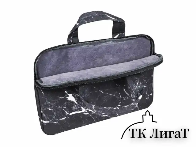 Сумка-портфель BRAUBERG "Marble" с отделением для ноутбука 13-14", 3 кармана, 26х36х3 см, 270835