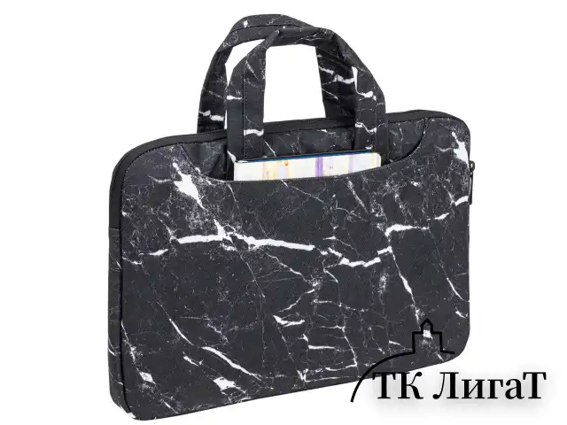 Сумка-портфель BRAUBERG "Marble" с отделением для ноутбука 13-14", 3 кармана, 26х36х3 см, 270835