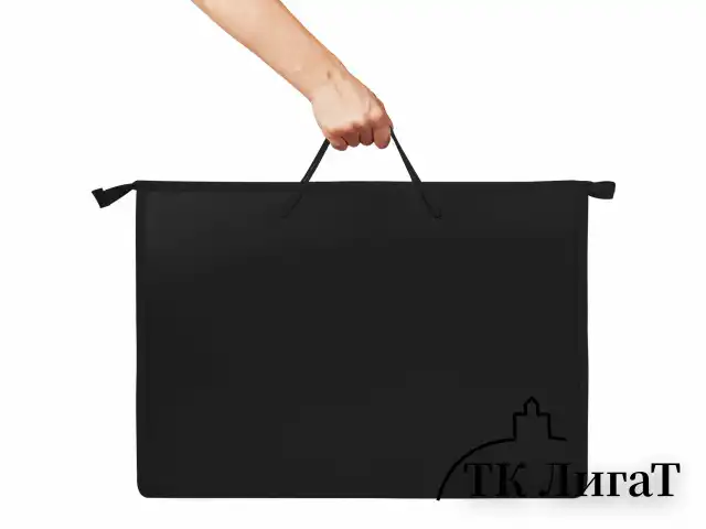 Папка для рисунков и чертежей ПИФАГОР А3, пластик, черная, 271135