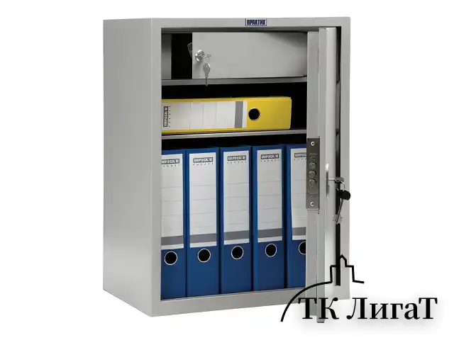 Шкаф металлический для документов AIKO "SL-65Т" светло-серый, 630х460х340 мм, 17 кг