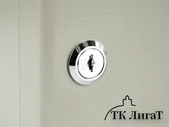 Шкафчик (Ключница) на 140 ключей BRAUBERG, 370х280х80 мм, с замком, +140 брелоков, серый, 290340