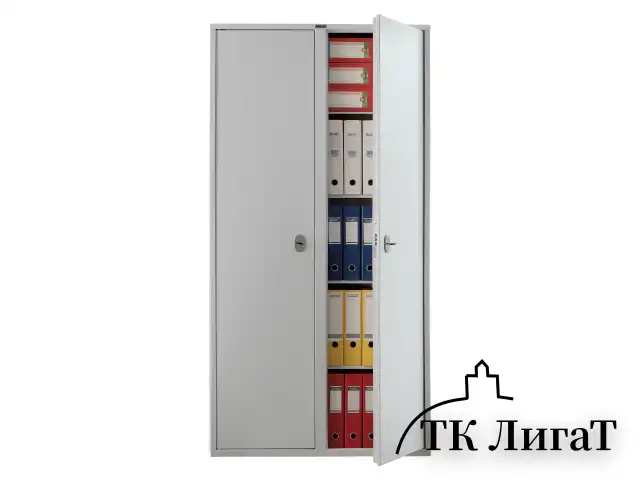 Шкаф металлический для документов AIKO "SL-185/2", 1800х920х340 мм, 2 отделения, 85 кг