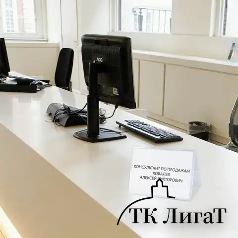 Табличка информационная, 210х150 мм (домик), настольная, двухсторонняя, оргстекло, в защитной плёнке, BRAUBERG, 290425