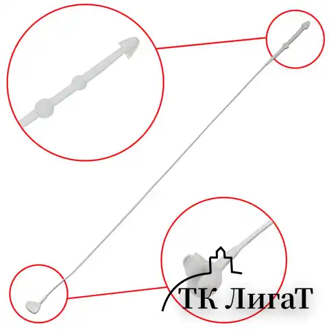 Хомуты LS-FIX для подвешивания ценников и полиэтиленовых карманов, КОМПЛЕКТ 500 шт., 130 мм, 251030