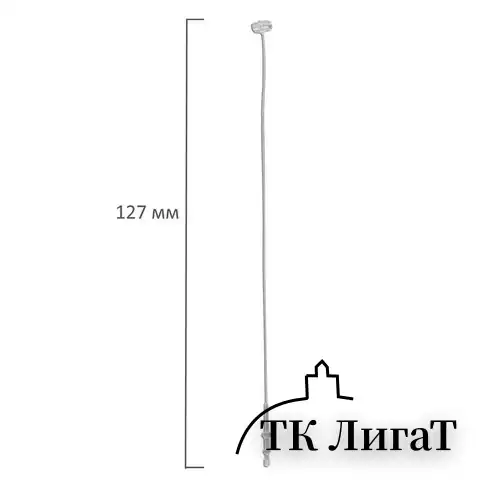 Петли для подвешивания бирок, нерегулируемые, 127 мм, комплект 5000 шт., BRAUBERG, 291048