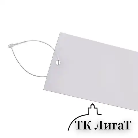 Петли для подвешивания бирок, нерегулируемые, 127 мм, комплект 5000 шт., BRAUBERG, 291048