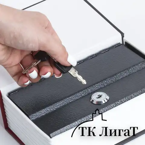 Сейф-книга К. Маркс "Капитал", 55х115х180 мм, ключевой замок, BRAUBERG, 291049