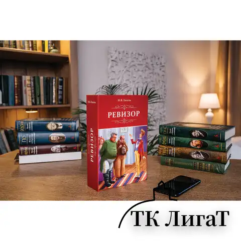 Сейф-книга "Ревизор", 55х155х240 мм, ключевой замок, BRAUBERG, 291052