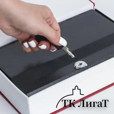 Сейф-книга "Ревизор", 55х155х240 мм, ключевой замок, BRAUBERG, 291052