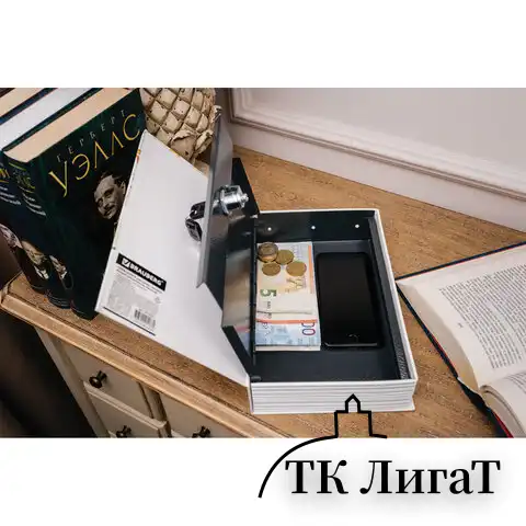 Сейф-книга "Сказки народов мира", 55х155х240 мм, ключевой замок, BRAUBERG, 291054