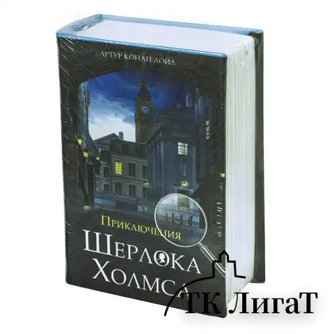 Сейф-книга "Приключения Шерлока Холмса", 57х130х185 мм, ключевой замок, BRAUBERG, 291056, 43