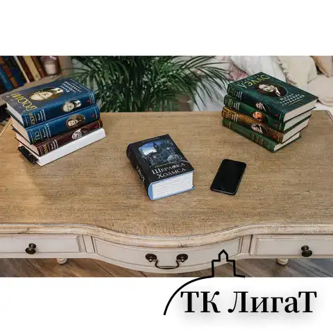 Сейф-книга "Приключения Шерлока Холмса", 57х130х185 мм, ключевой замок, BRAUBERG, 291056, 43