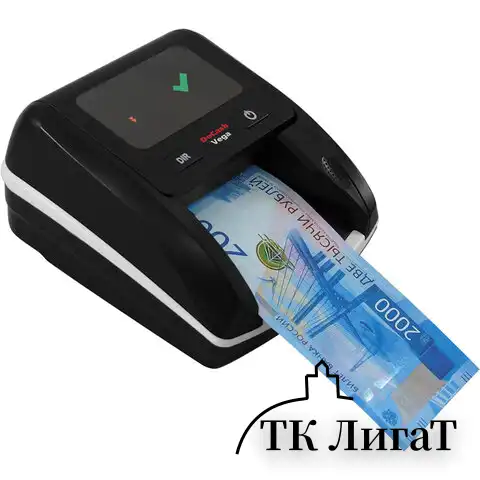 Детектор банкнот DOCASH VEGA, автоматический, ИК, МАГНИТНАЯ, АНТИСТОКС детекция, АКБ, 12398