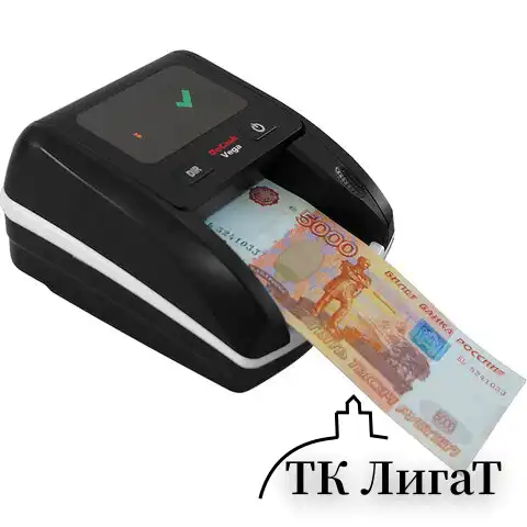 Детектор банкнот DOCASH VEGA, автоматический, ИК, МАГНИТНАЯ, АНТИСТОКС детекция, АКБ, 12398