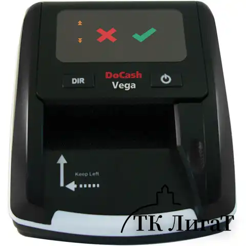 Детектор банкнот DOCASH VEGA, автоматический, ИК, МАГНИТНАЯ, АНТИСТОКС детекция, АКБ, 12398