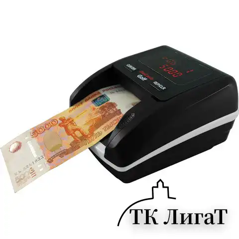 Детектор банкнот DOCASH GOLF, автоматический, ИК, МАГНИТНАЯ, АНТИСТОКС детекция, АКБ, 12399
