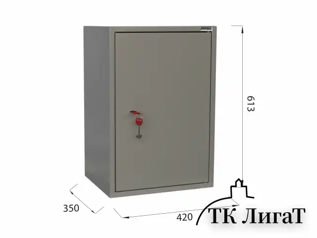 Шкаф металлический для документов BRABIX "KBS-011Т", 613х420х350 мм, 15 кг, трейзер, сварной, 291152