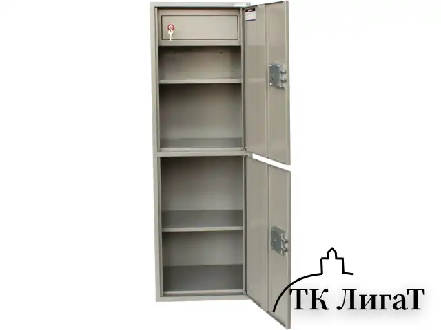 Шкаф металлический для документов BRABIX "KBS-023Т", 1253х420х350 мм, 27,5 кг, 2 отделения, сварной, 291155