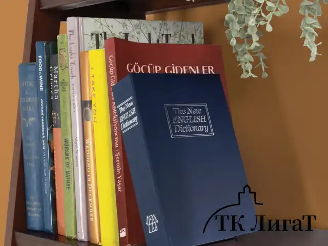 Сейф-книга "Английский словарь", 54х115х180 мм, ключевой замок, темно-синий, BRAUBERG, 291179