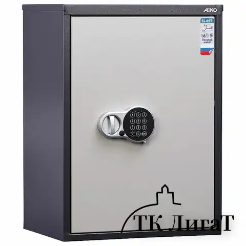 Шкаф металлический для документов AIKO "SL-65ТEL" ГРАФИТ, 630х460х340 мм, 17 кг, S10799060902