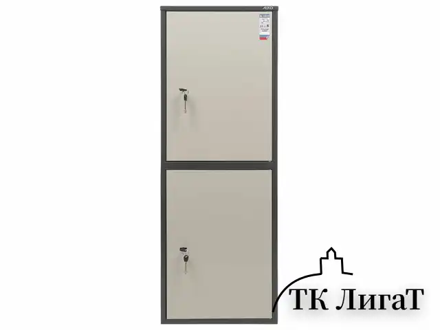 Шкаф металлический для документов AIKO "SL-125/2Т" ГРАФИТ, 1252х460х340 мм, 31 кг, сварной, S10799132502