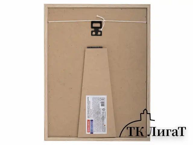 Рамка из МДФ BRAUBERG LOFT BLACK BOX, фото 13х18 см, с прищепкой, 20х25 см, 391290
