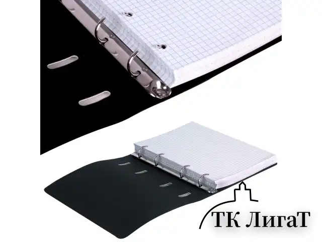 Сменный блок для тетради на кольцах, А5, 80 л., BRAUBERG, "Белый", 401660