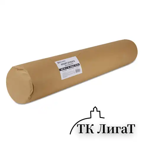 Крафт-бумага в рулоне, 840 мм x 40 м, плотность 78 г/м2, Марка А (Коммунар), BRAUBERG, 440146