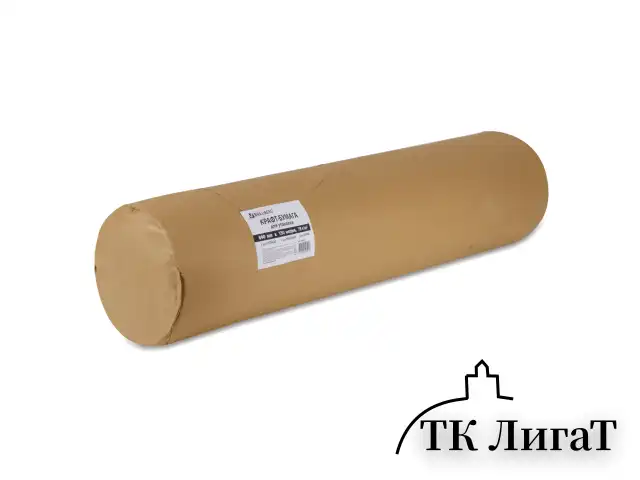 Крафт-бумага в рулоне, 840 мм x 150 м, плотность 78 г/м2, Марка А (Коммунар), BRAUBERG, 440147