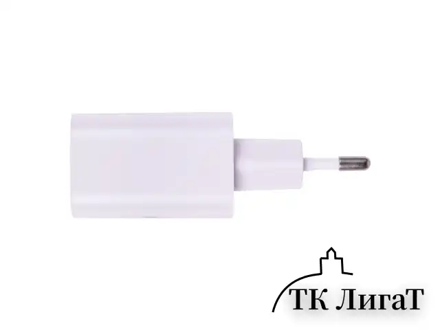 Зарядное устройство быстрое сетевое (220В) SONNEN, порты USB+Type-C, QC 3.0, 3 А, белое, 455505