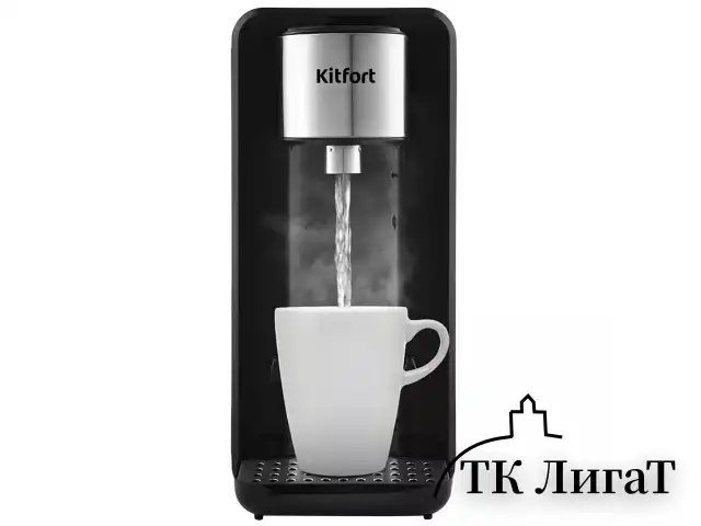 Термопот на 2,5 литра, 1 режим подачи воды, KITFORT KT-2504, 2600 Вт, 1 температурный режим, пластик, черный, КТ-2504