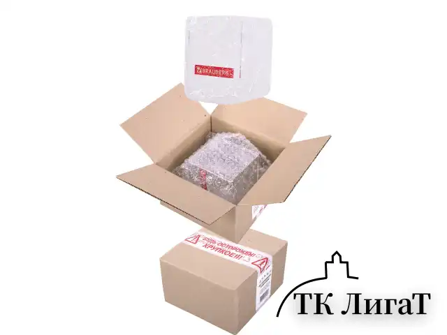 Стакан под письменные принадлежности BRAUBERG, 10х7,5х7,5 см, 505920