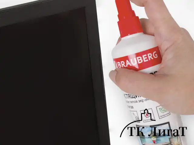 Чистящая жидкость-спрей BRAUBERG для LCD (ЖК)-мониторов, оптики и стекол, 250 мл, 510120