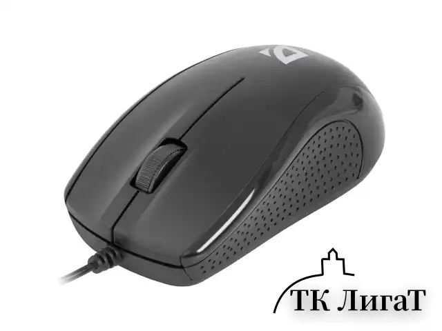 Мышь проводная DEFENDER Optimum MB-160, USB, 2 кнопки + 1 колесо-кнопка, оптическая, черная, 52160