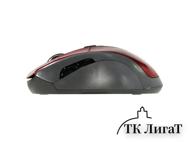Мышь беспроводная DEFENDER ACCURA MM-965, USB, 5 кнопок + 1 колесо-кнопка, оптическая, красно-серая, 52966