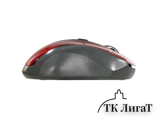 Мышь беспроводная DEFENDER ACCURA MM-965, USB, 5 кнопок + 1 колесо-кнопка, оптическая, красно-серая, 52966