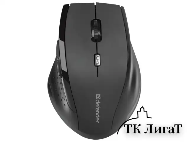 Мышь беспроводная DEFENDER Accura MM-365, 5 кнопок + 1 колесо-кнопка, оптическая, черная, 52365