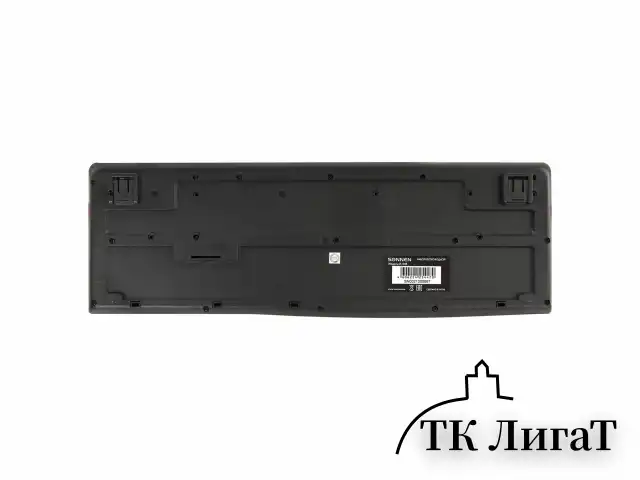 Набор беспроводной SONNEN K-648, клавиатура 117 клавиш, мышь 4 кнопки 1600 dpi, черный, 513208