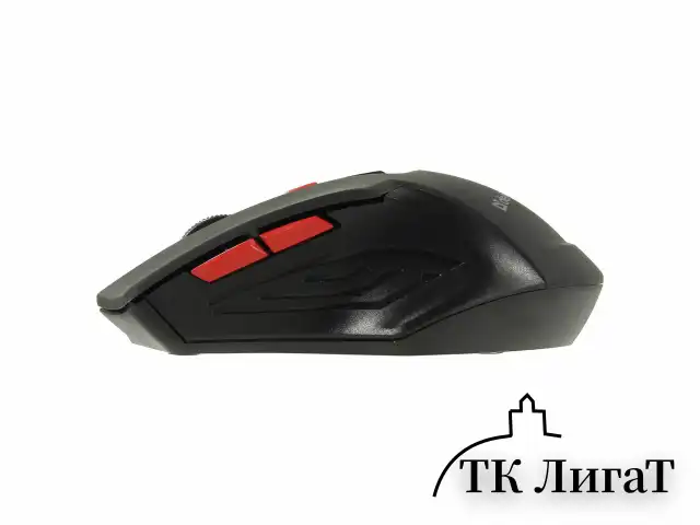 Мышь беспроводная DEFENDER Accura MM-275, USB, 5 кнопок + 1 колесо-кнопка, оптическая, красная, 52276