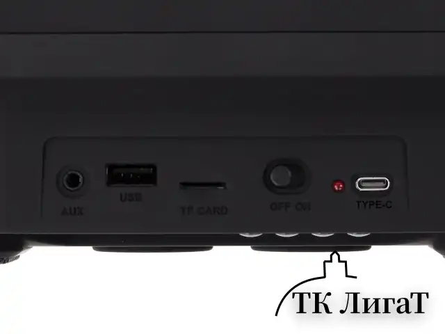 Колонка портативная с подсветкой SONNEN B306, 12 Вт, Bluetooth, FM-тюнер, microSD, MP3-плеер, черная, 513479