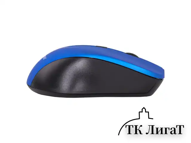 Мышь беспроводная с бесшумным кликом SONNEN V18, USB, 800/1200/1600 dpi, 4 кнопки, синяя, 513515