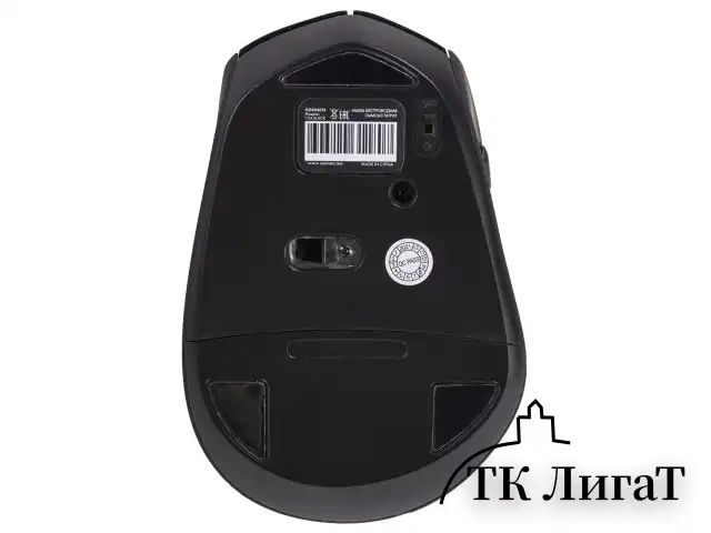 Мышь беспроводная SONNEN V33, USB, 800/1200/1600 dpi, 6 кнопок, оптическая, черная, SOFT TOUCH, 513517