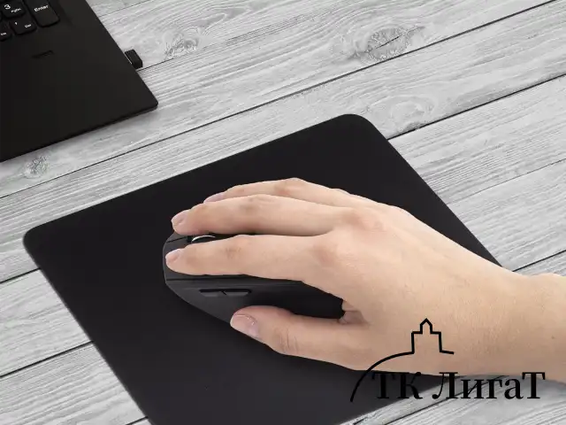 Мышь беспроводная SONNEN V33, USB, 800/1200/1600 dpi, 6 кнопок, оптическая, черная, SOFT TOUCH, 513517