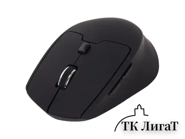Мышь беспроводная SONNEN V33, USB, 800/1200/1600 dpi, 6 кнопок, оптическая, черная, SOFT TOUCH, 513517