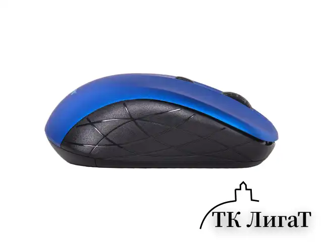 Мышь беспроводная SONNEN V-111, USB, 800/1200/1600 dpi, 4 кнопки, оптическая, синяя, 513519