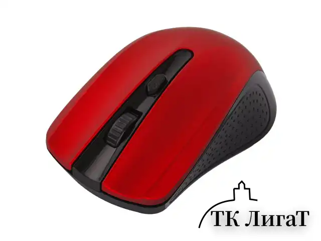 Мышь беспроводная SONNEN V99, USB, 1000/1200/1600 dpi, 4 кнопки, оптическая, красная, 513529
